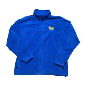 Columbia Zip up long sleeve jacket/coat/Fleece; BLUE; Men's 2XL; PITT PANTHERS